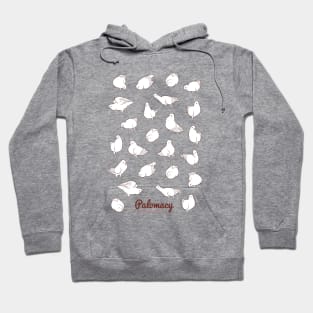 Poofy Pigeons (white) Hoodie